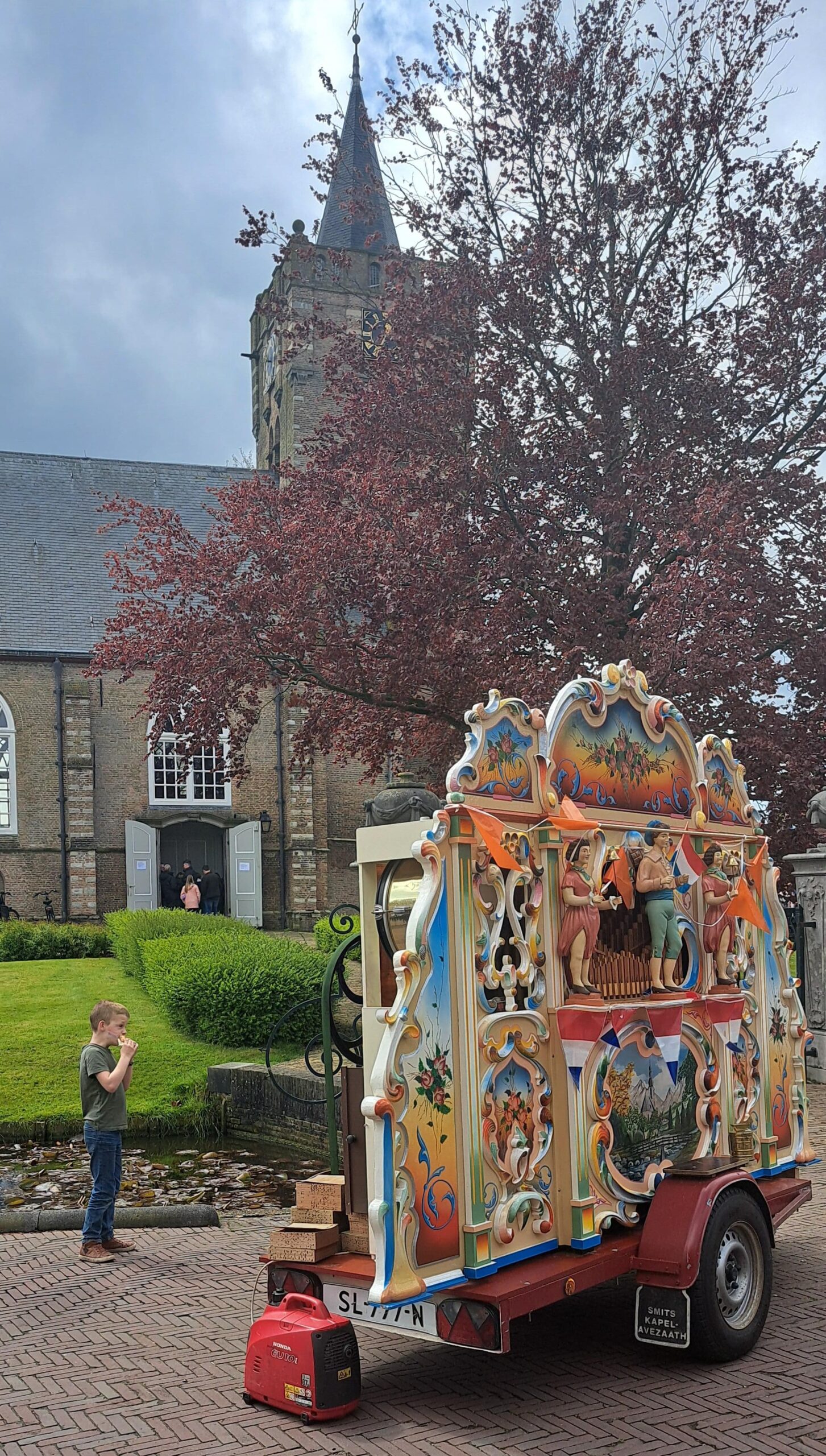 draaiorgel drehorgel orgue de barbarie Koningsdag 2024 Kingsday street organ barrel organ