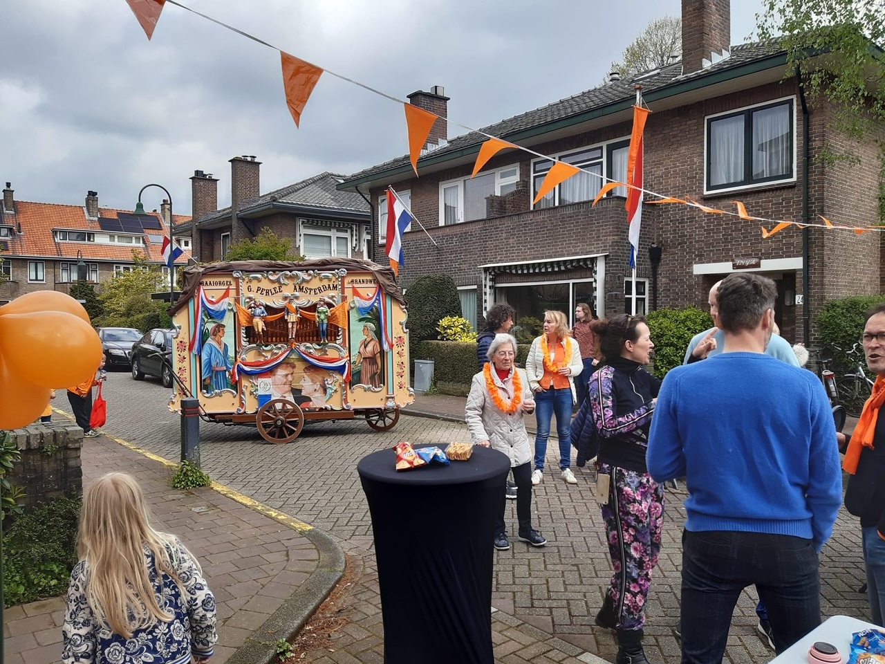 draaiorgel drehorgel orgue de barbarie Koningsdag 2024 Kingsday street organ barrel organ