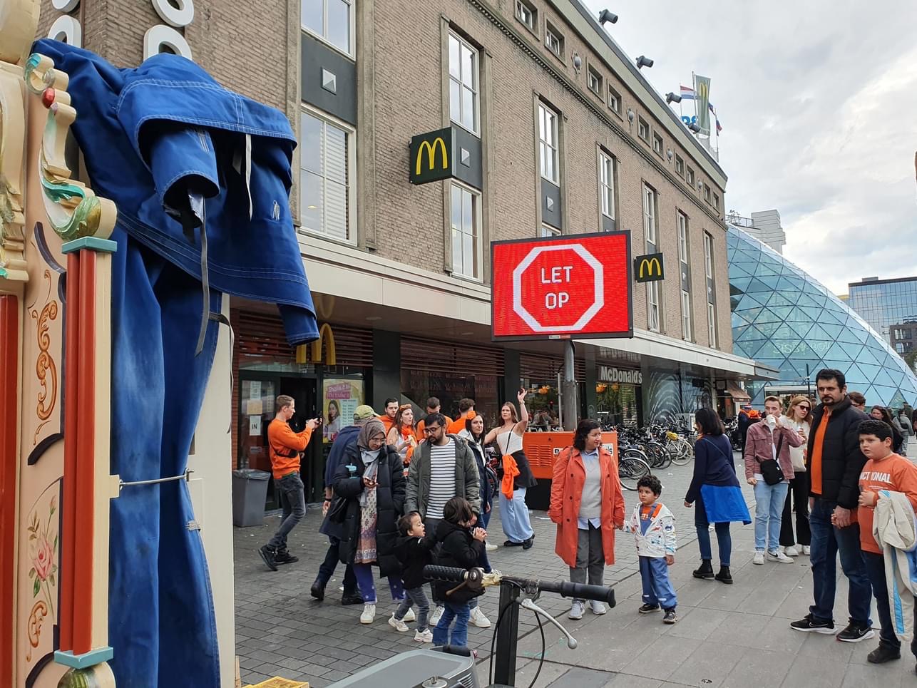 draaiorgel drehorgel orgue de barbarie Koningsdag 2024 Kingsday street organ barrel organ