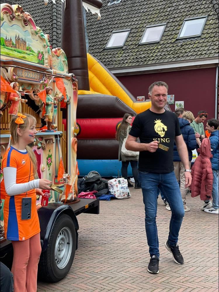 draaiorgel drehorgel orgue de barbarie Koningsdag 2024 Kingsday street organ barrel organ